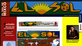 What Elsoldemixco.com website looked like in 2018 (5 years ago)