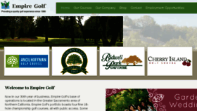 What Empiregolf.com website looked like in 2018 (5 years ago)