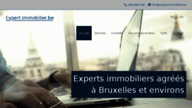 What Expert-immobilier.be website looked like in 2018 (5 years ago)