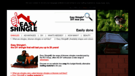 What Easyshingle.com website looked like in 2018 (5 years ago)