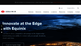 What Equinix.sg website looked like in 2018 (5 years ago)