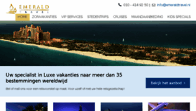 What Emeraldtravel.nl website looked like in 2018 (5 years ago)