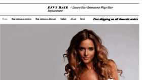 What Envyhairextensions.co.uk website looked like in 2018 (5 years ago)