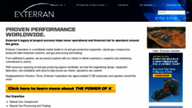 What Exterran.com website looked like in 2018 (5 years ago)