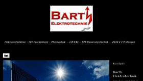 What Elektromeister-barth.de website looked like in 2018 (5 years ago)