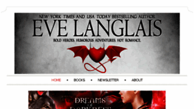 What Evelanglais.com website looked like in 2018 (5 years ago)