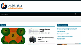 What Elektrik.in website looked like in 2018 (5 years ago)