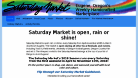 What Eugenesaturdaymarket.org website looked like in 2018 (5 years ago)