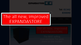What Expandastore.co.uk website looked like in 2018 (5 years ago)