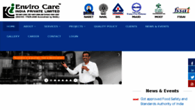 What Envirocareindia.com website looked like in 2018 (5 years ago)
