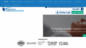 What Energymedicineprofessionalassociation.com website looked like in 2018 (5 years ago)