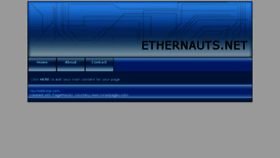 What Ethernauts.net website looked like in 2018 (5 years ago)