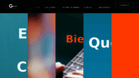 What Easyguitar.fr website looked like in 2018 (5 years ago)