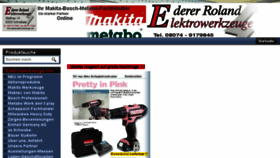 What Ederer-elektrowerkzeuge.com website looked like in 2018 (5 years ago)