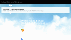 What Elmbrookschools.nutrislice.com website looked like in 2018 (5 years ago)
