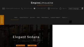 What Empirelimousine.net website looked like in 2018 (5 years ago)
