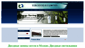 What Eurodiod.ru website looked like in 2018 (5 years ago)