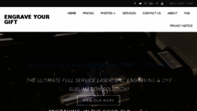 What Engraveyourgift.com website looked like in 2018 (5 years ago)