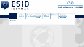 What Esididiomas.es website looked like in 2018 (5 years ago)
