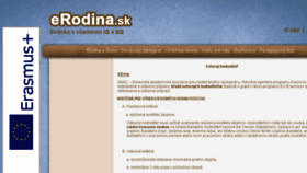 What Erodina.sk website looked like in 2018 (5 years ago)