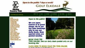 What Elkdalecc.com website looked like in 2018 (5 years ago)