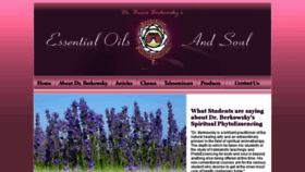 What Essentialoilsandsoul.com website looked like in 2018 (5 years ago)
