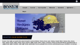 What Ekvatorosgb.com.tr website looked like in 2018 (5 years ago)