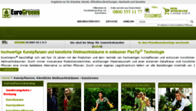 What Eurogreens.de website looked like in 2018 (5 years ago)