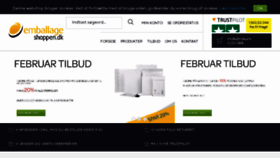 What Emballage-shoppen.dk website looked like in 2018 (5 years ago)