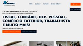 What Econettreinamento.com.br website looked like in 2018 (5 years ago)