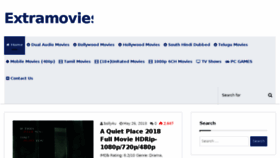 What Extramovies.live website looked like in 2018 (5 years ago)