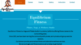 What Equilibriumfitness.com website looked like in 2018 (5 years ago)
