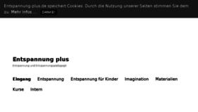 What Entspannung-plus.de website looked like in 2018 (5 years ago)