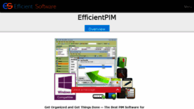 What Efficientpim.com website looked like in 2018 (5 years ago)