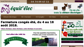 What Equitelec.eu website looked like in 2018 (5 years ago)
