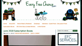 What Everyfreechance.com website looked like in 2018 (5 years ago)