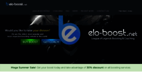 What Elo-boost.net website looked like in 2018 (5 years ago)