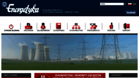 What Elektroenergetyka.pl website looked like in 2018 (5 years ago)