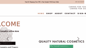 What Ecologiccosmetics.com website looked like in 2018 (5 years ago)