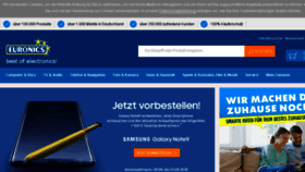 What Euronics.de website looked like in 2018 (5 years ago)
