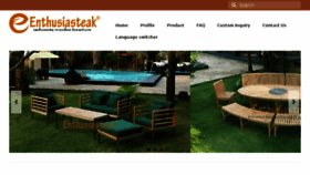 What Enthusiasteak.com website looked like in 2018 (5 years ago)