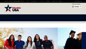What Educationusa.info website looked like in 2018 (5 years ago)