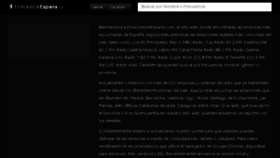 What Emisorasdeespana.com website looked like in 2018 (5 years ago)
