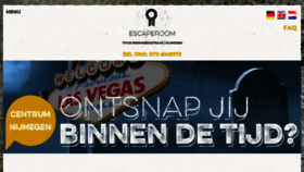 What Escaperoom-nijmegen.nl website looked like in 2018 (5 years ago)