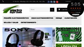 What Electrohogaroutlet.com website looked like in 2018 (5 years ago)