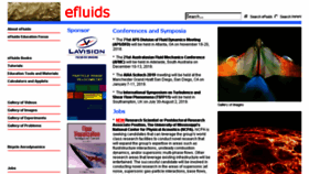 What Efluids.com website looked like in 2018 (5 years ago)