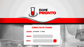 What Examepronto.com.br website looked like in 2018 (5 years ago)