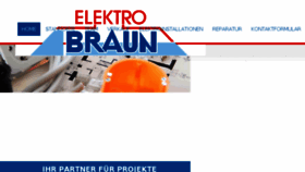 What Elektro-braun.at website looked like in 2018 (5 years ago)