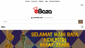What Ebaza.com.my website looked like in 2018 (5 years ago)