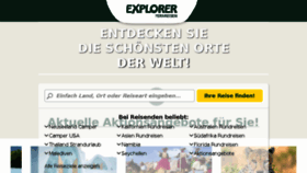 What Explorer.de website looked like in 2018 (5 years ago)